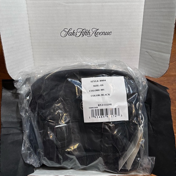 Tory Burch Virginia Recycled Nylon Small Messenger Crossbody ~NWT~ Black - Picture 5 of 14